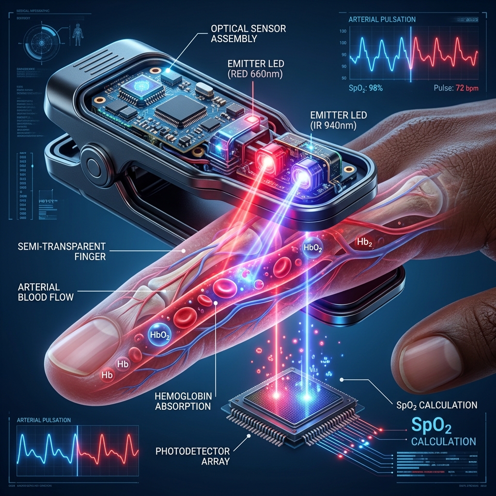 PulseDetect pulsoksymetr 4